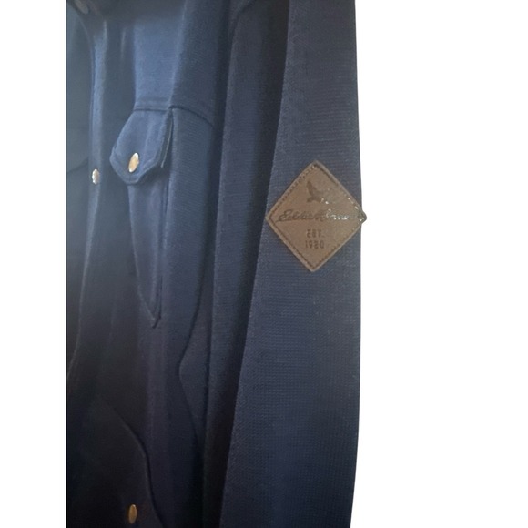 Eddie Bauer Navy Blue  Radiator Utility Field Men's Jacket Extra Large Full Zip - Picture 3 of 9